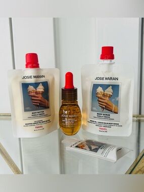 (4 pc) Josie Maran Argan Oil bundle Vanilla Vibez Body Butter